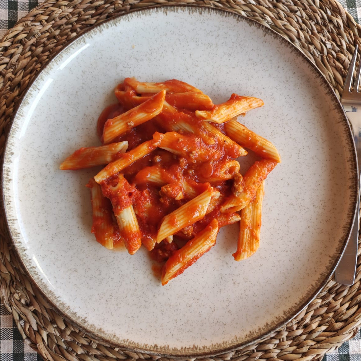 Macarrones boloñesa