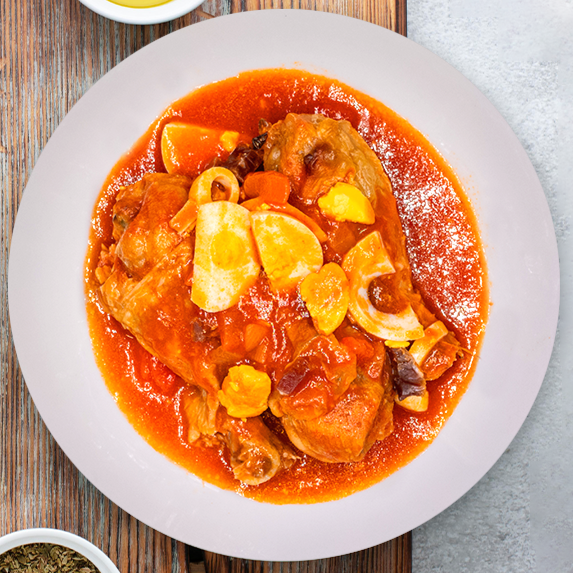 Pollo al chilindrón