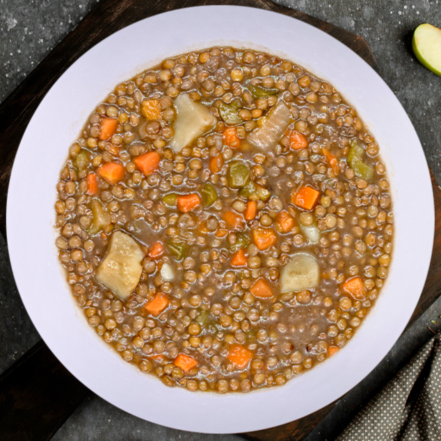 Lentejas a la hortelana