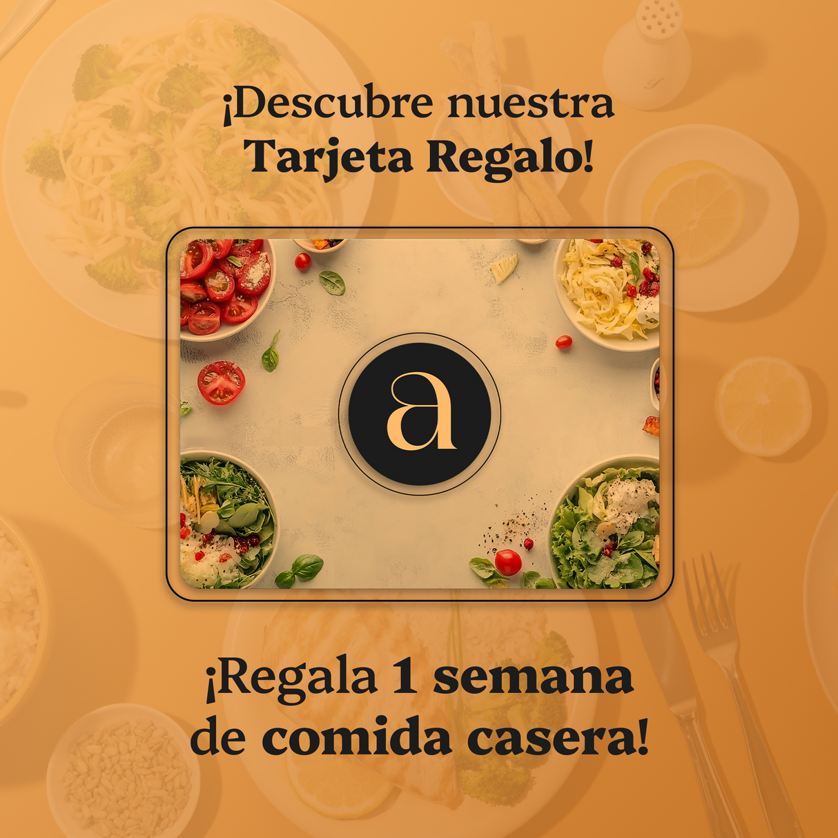Tarjeta Regalo ¡Regala comida casera!