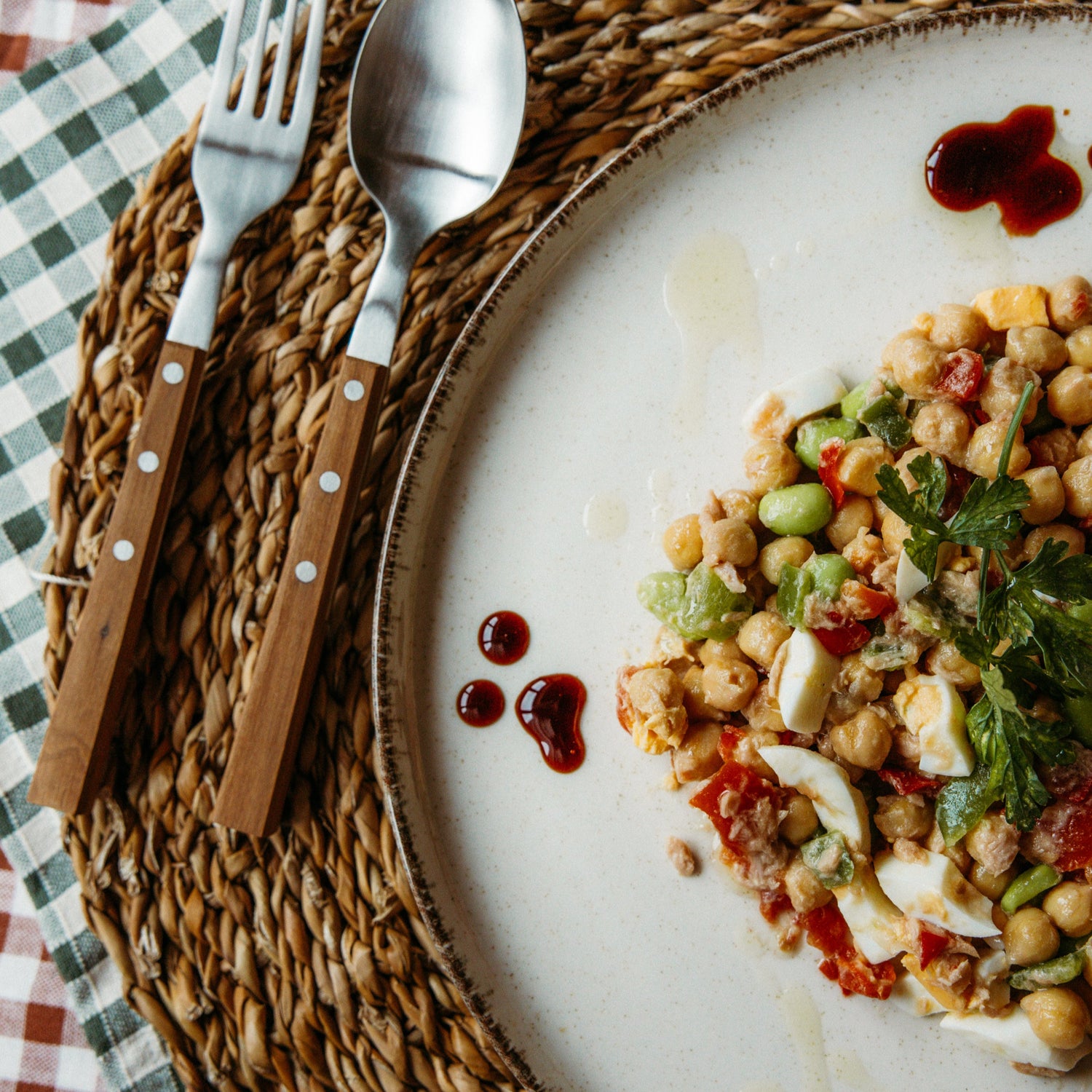 Ensalada de garbanzos