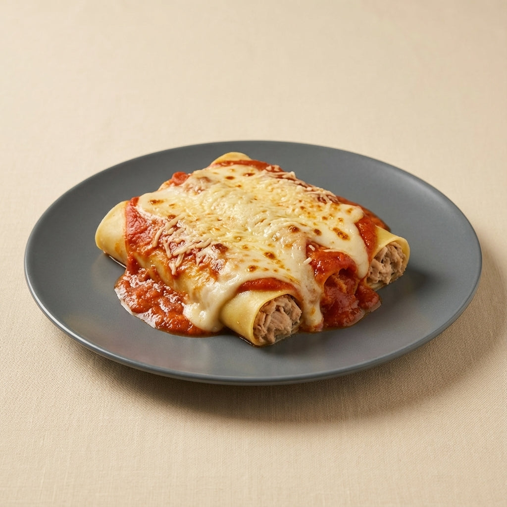 Canelones con atún