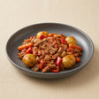 Carne mechada con patata criolla
