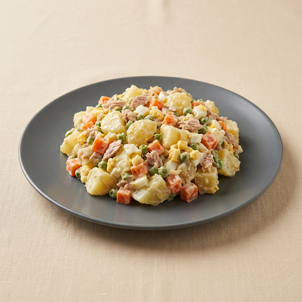 Ensaladilla rusa con atún