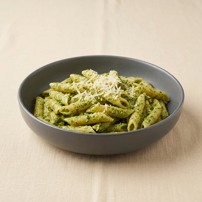 Macarrones al pesto