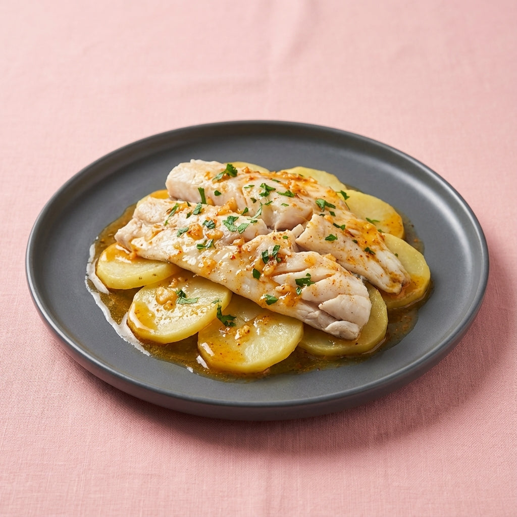 Merluza a la donostiarra