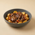 Morcillo de ternera en salsa con patatas