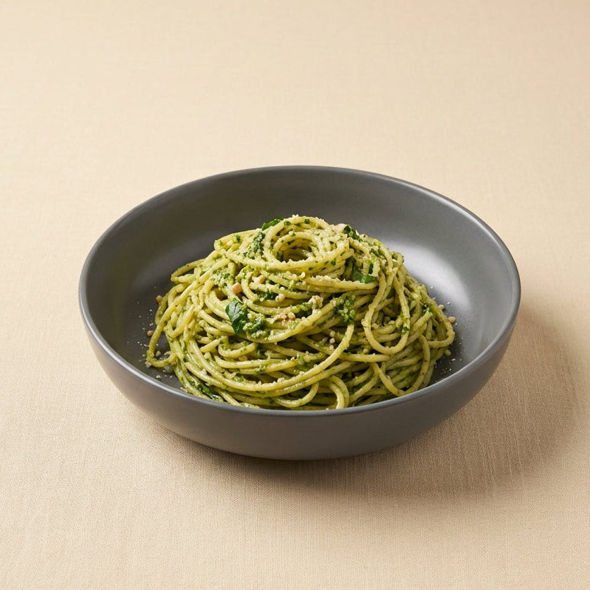Spaguetti al pesto genovese