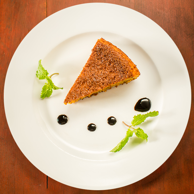 Tarta casera de zanahoria