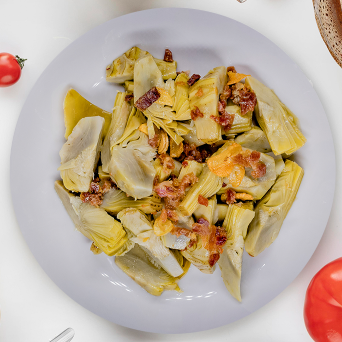 Alcachofas con jamón