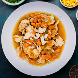 Pollo en salsa de almendras