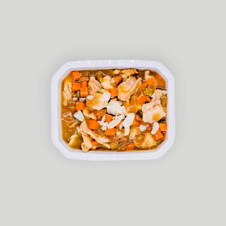 Pollo en salsa de almendras