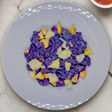 Lombarda con pasas y piñones