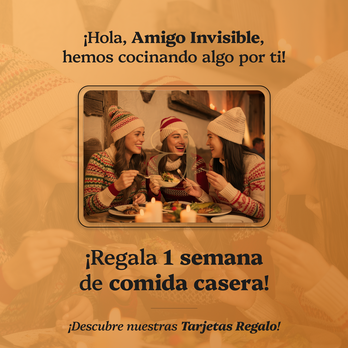 Tarjeta Regalo ¡Regala 1 semana de comida casera!