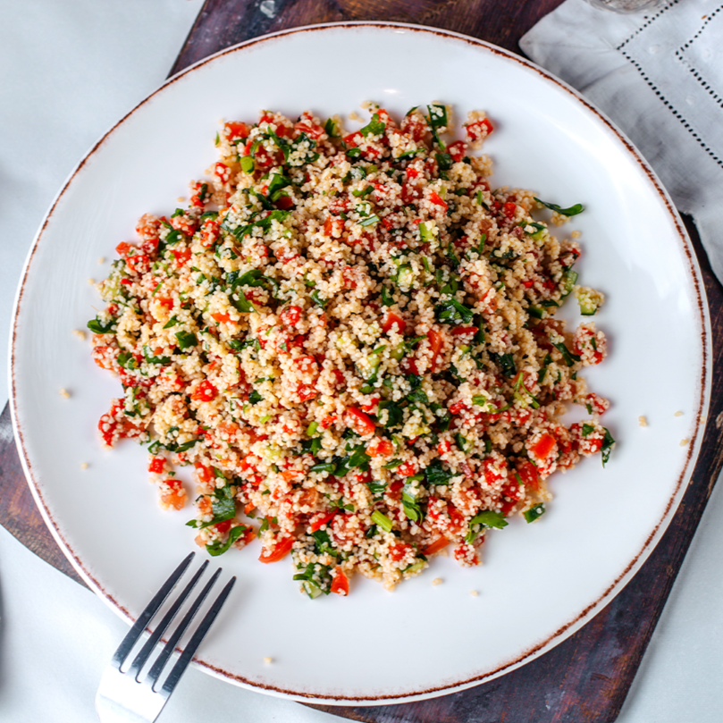 Cous cous con verduras y frutos secos