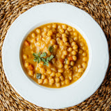 Garbanzos con verduras