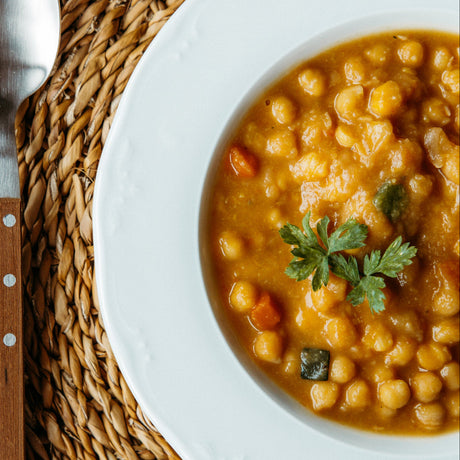 Garbanzos con verduras