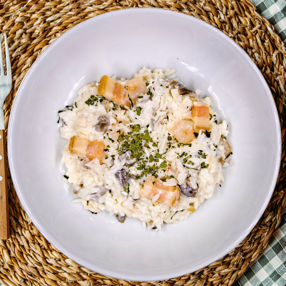 Risotto mar y montaña